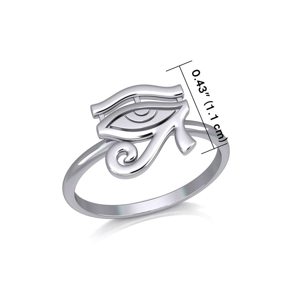 Beyond the symbolism of the Eye of Horus Silver Ring TRI2056 Ring