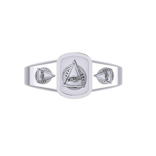 Eye of Wisdom Silver Ring TRI2102 Rings