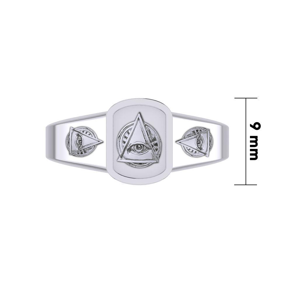 Eye of Wisdom Silver Ring TRI2102 Rings