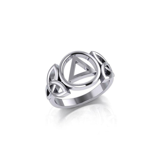 Celtic Recovery Ring TRI2270 - Wholesale Jewelry
