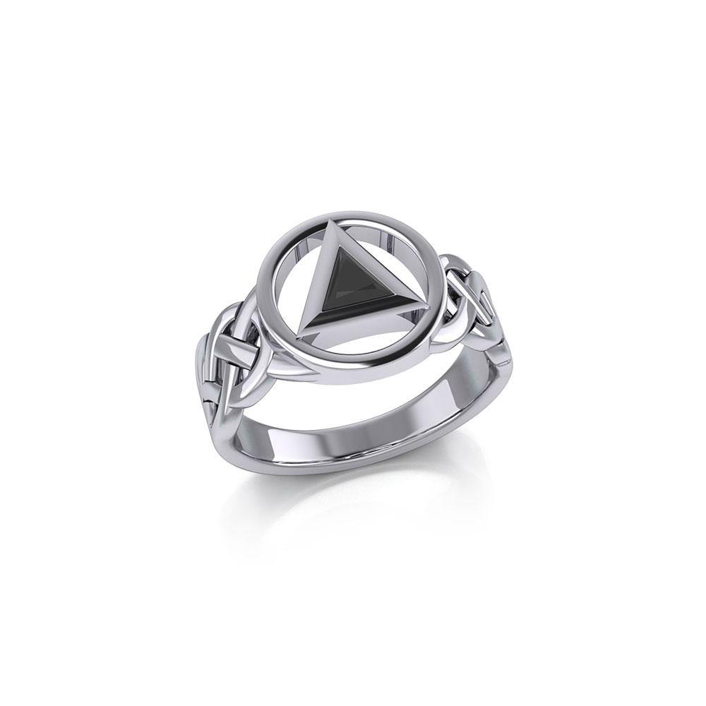 Celtic Recovery Band Ring TRI2272 - Wholesale Jewelry
