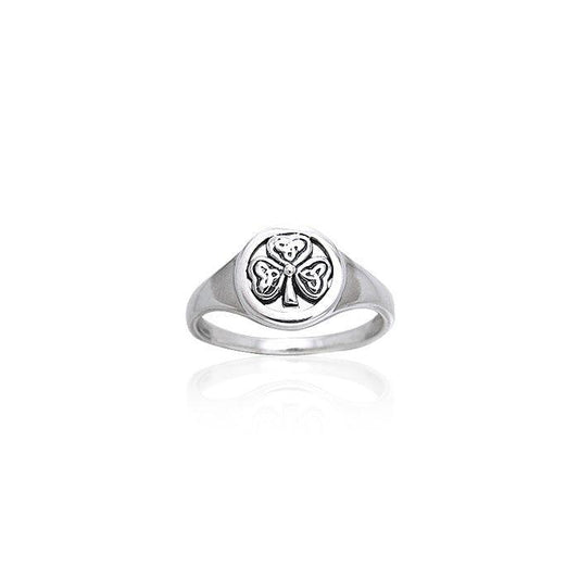 Celtic Shamrock Ring TRI248 Ring