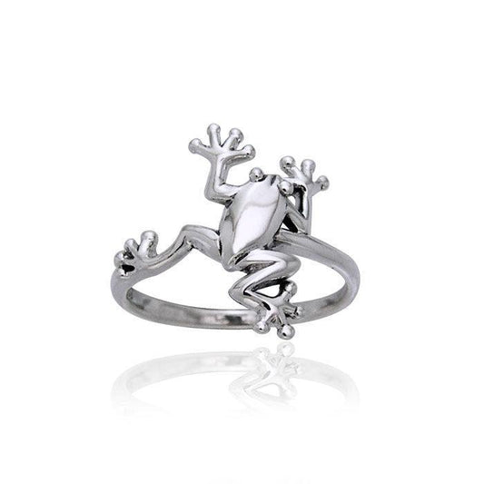 Frog Silver Ring TRI391 Ring