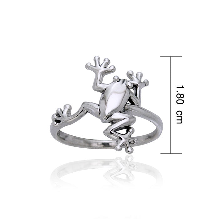 Frog Silver Ring TRI391 Ring