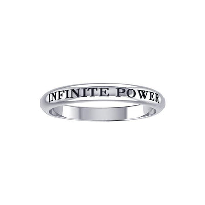 Infinite Power Silver Ring TRI418
