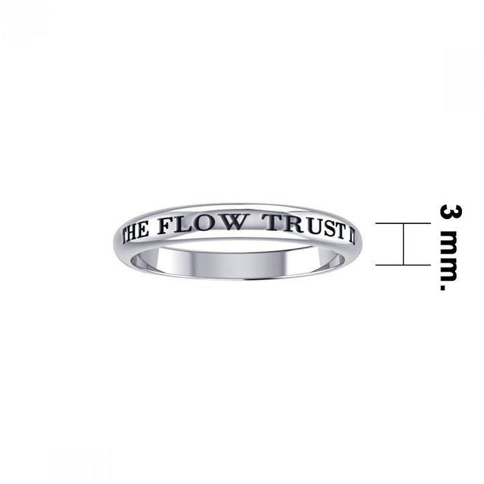 The Flow Trust It Silver Ring TRI421 - Wholesale Jewelry