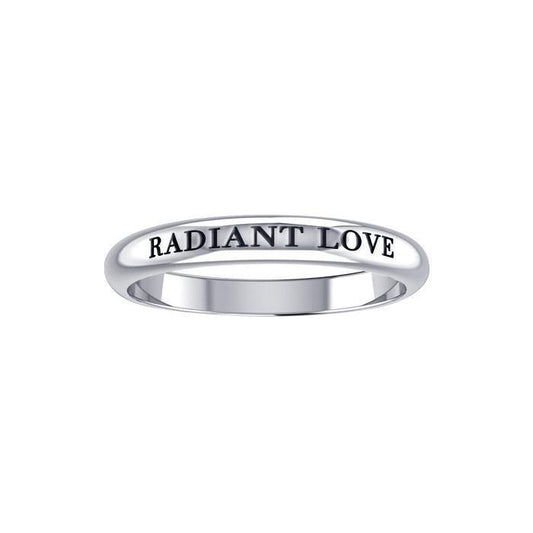 Radiant Love Silver Ring TRI426
