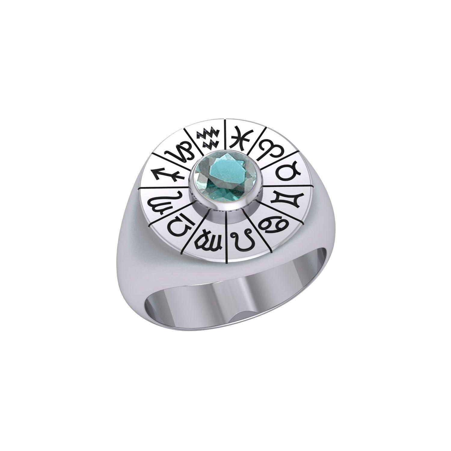 Wheel of the Year Silver Ring TRI487 - peterstone.dropshipping
