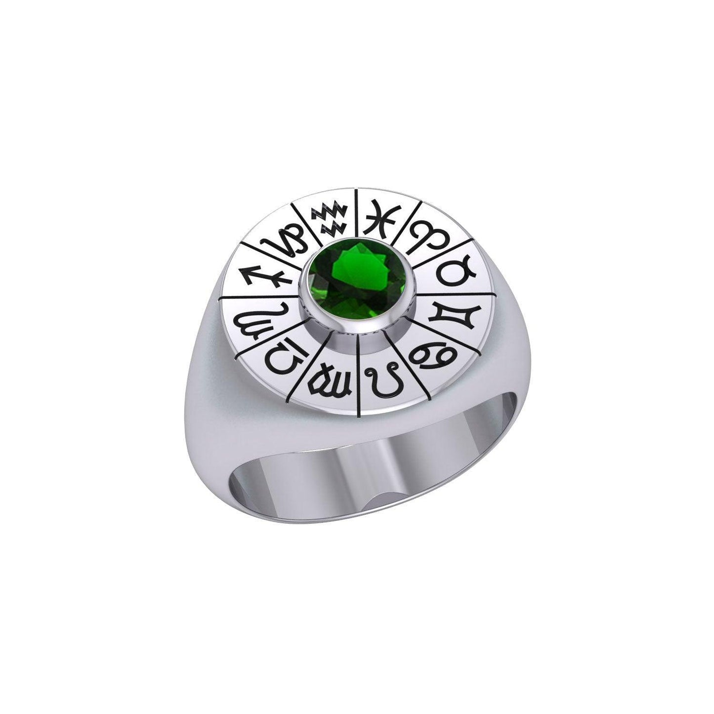 Wheel of the Year Silver Ring TRI487 - peterstone.dropshipping