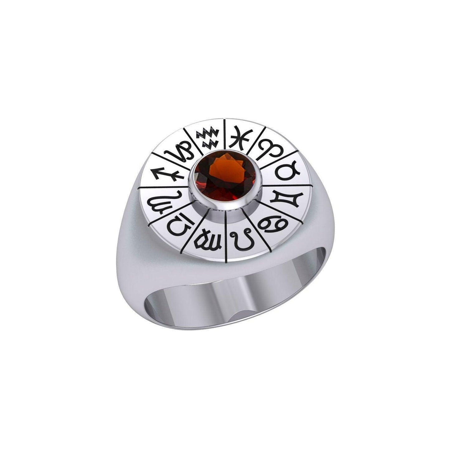 Wheel of the Year Silver Ring TRI487 - peterstone.dropshipping