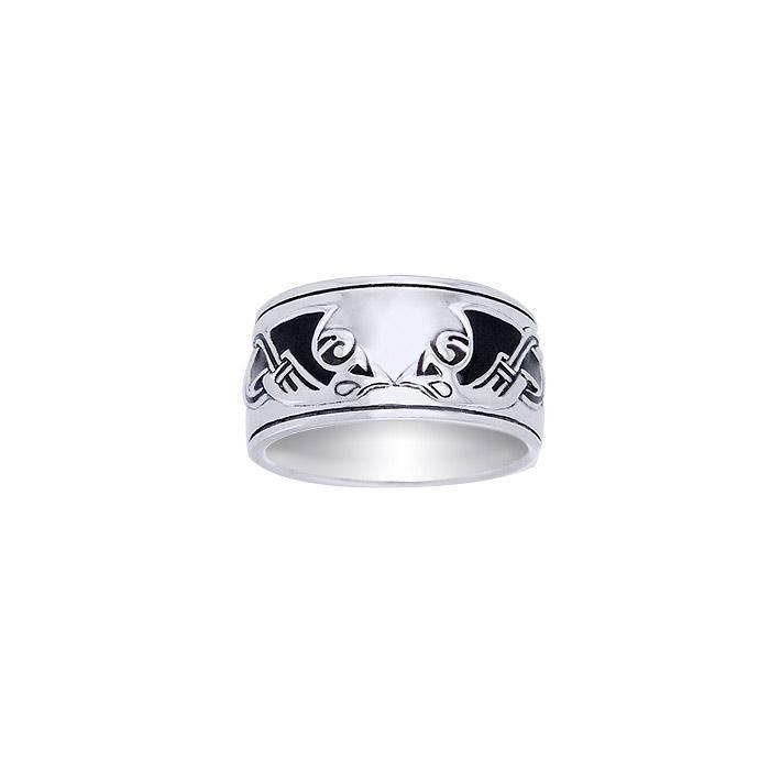 Viking Mammen Weave Ring TRI561 Ring