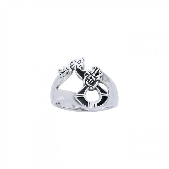 Silver Ringerike Viking Ring TRI569 Ring