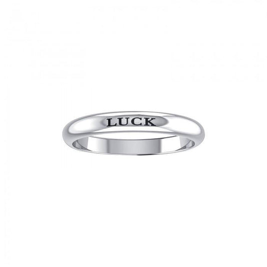 LUCK Sterling Silver Ring TRI607