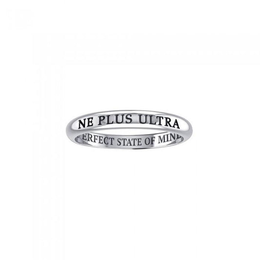 NE PLUS ULTRA PERFECT STATE OF MIND Sterling Silver Ring TRI619