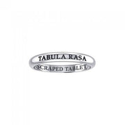 TEBULA RASA SCRAPED TABLET Sterling Silver Ring TRI620 - Wholesale Jewelry