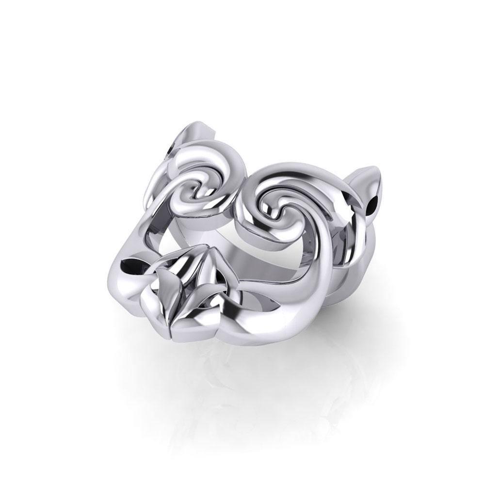 The deity’s pervasive energy ~ Sterling Silver Celtic Triquetra Ring TRI634 Ring