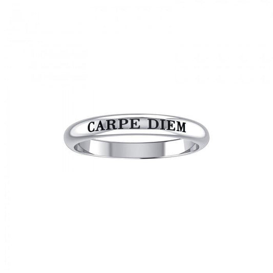 CARPE DIEM Sterling Silver Ring TRI687