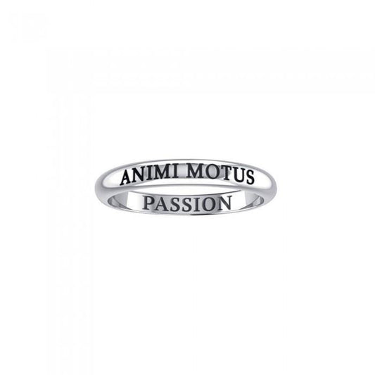 Animi Motus Passion Silver Ring TRI749
