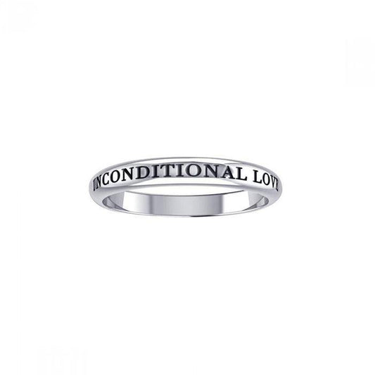 Unconditional Love Silver Ring TRI753 - Wholesale Jewelry