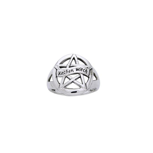 Kitchen Witch The Star Silver Ring TRI837
