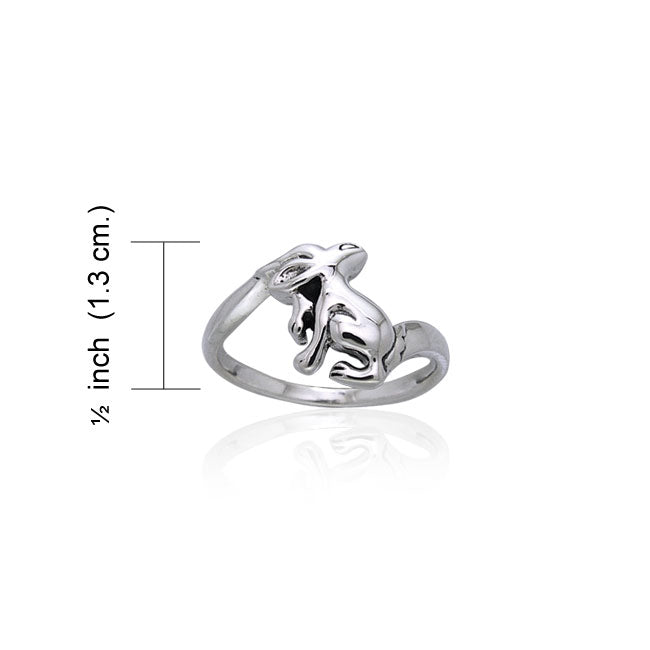 Hare Sterling Silver Ring TRI870 Ring
