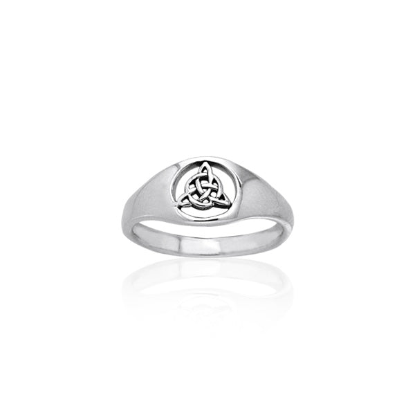Triquetra Silver Ring TRI877 Ring