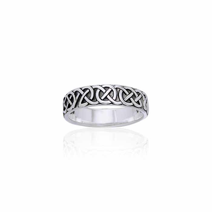 Celtic Knot Sterling Silver Ring TRI883 Ring