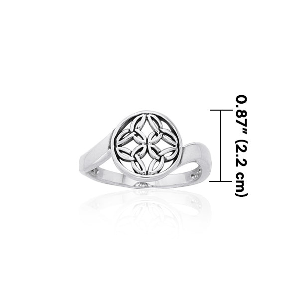 Celtic Silver Ring TRI891 Ring