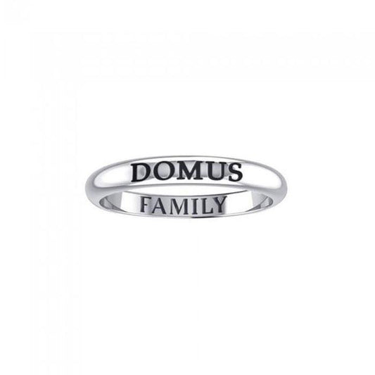 DOMUS FAMILY Sterling Silver Ring TRI919 - Wholesale Jewelry