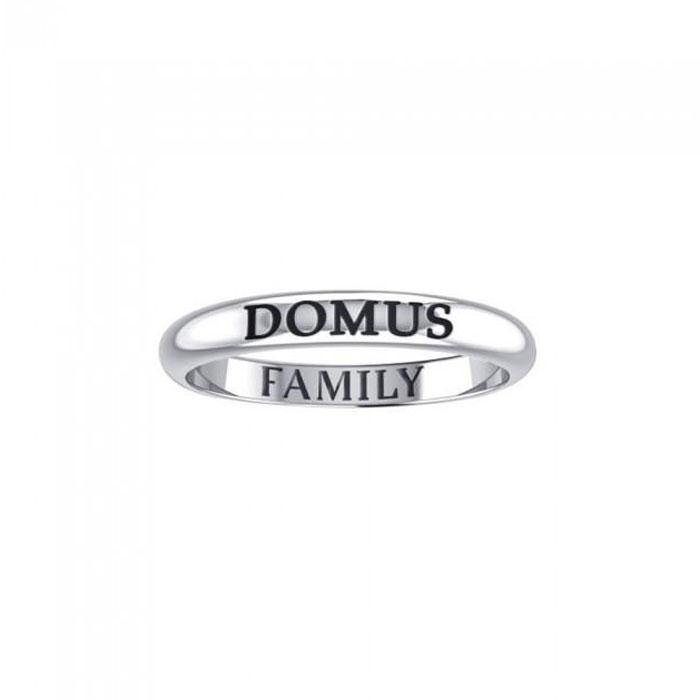 DOMUS FAMILY Sterling Silver Ring TRI919 - Wholesale Jewelry