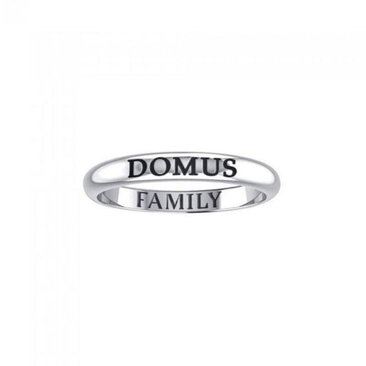 DOMUS FAMILY Sterling Silver Ring TRI919 - Wholesale Jewelry