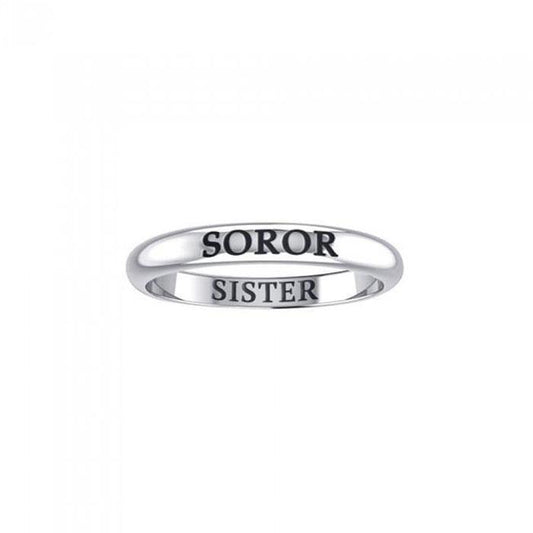 SOROR SISTER Sterling Silver Ring TRI922 - Wholesale Jewelry