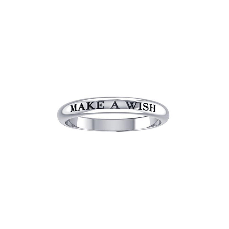 MAKE A WISH Sterling Silver Ring TRI930 - Wholesale Jewelry