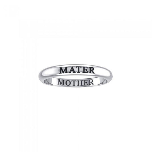MATER MOTHER Sterling Silver Ring TRI932