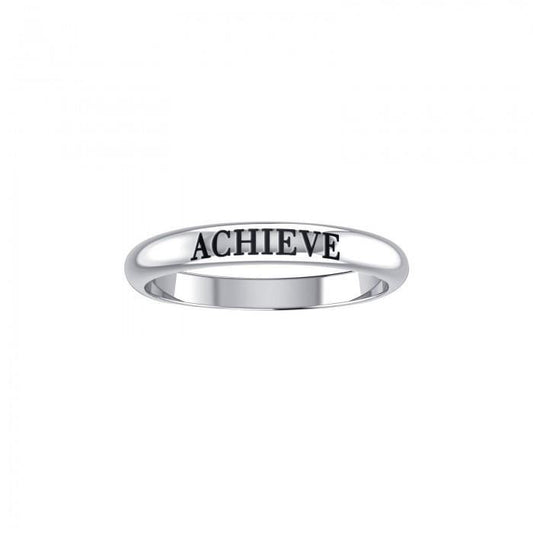 ACHIEVE Sterling Silver Ring TRI945