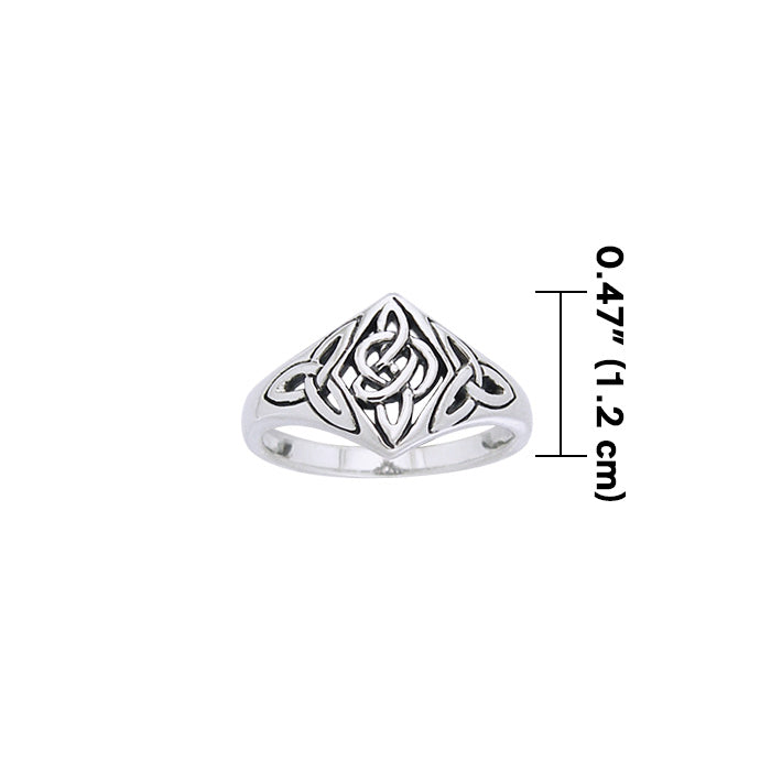 Celtic Trinity Knot Sterling Silver Ring TRI968 Ring