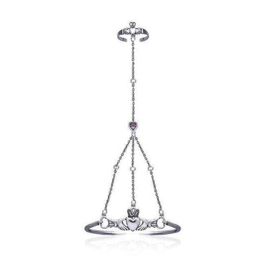 Celtic Claddagh Slave Bracelet TSB001 Bangle