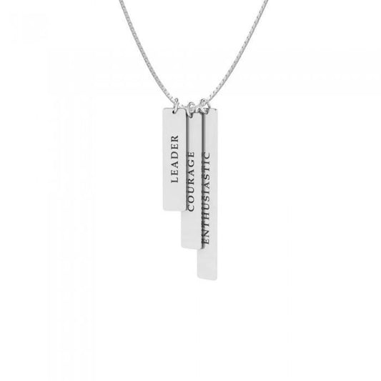 3 Words That Matter Rectangle Charm Set (Larger Version) TSE755P