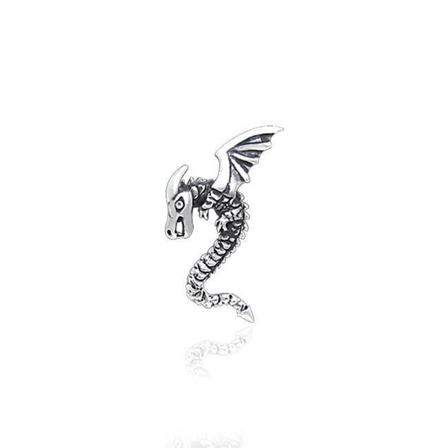 Winged Dragon Silver Tie Tac TTT009 Tie Tack