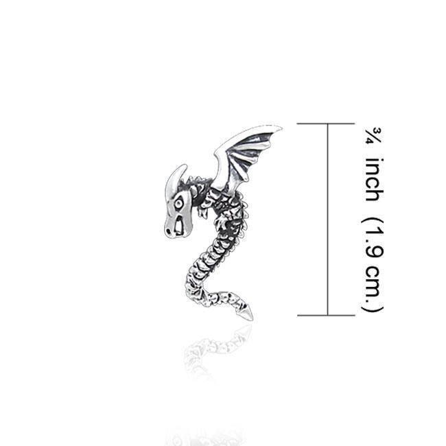 Winged Dragon Silver Tie Tac TTT009 Tie Tack