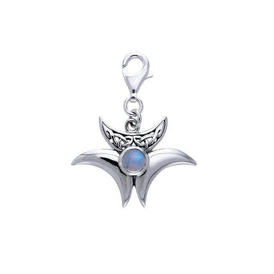 Magick Moon Silver Clip Charm TWC019