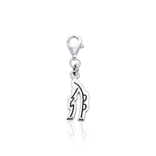 Reiki Symbol Silver Clip Charm TWC035 Clip Charm