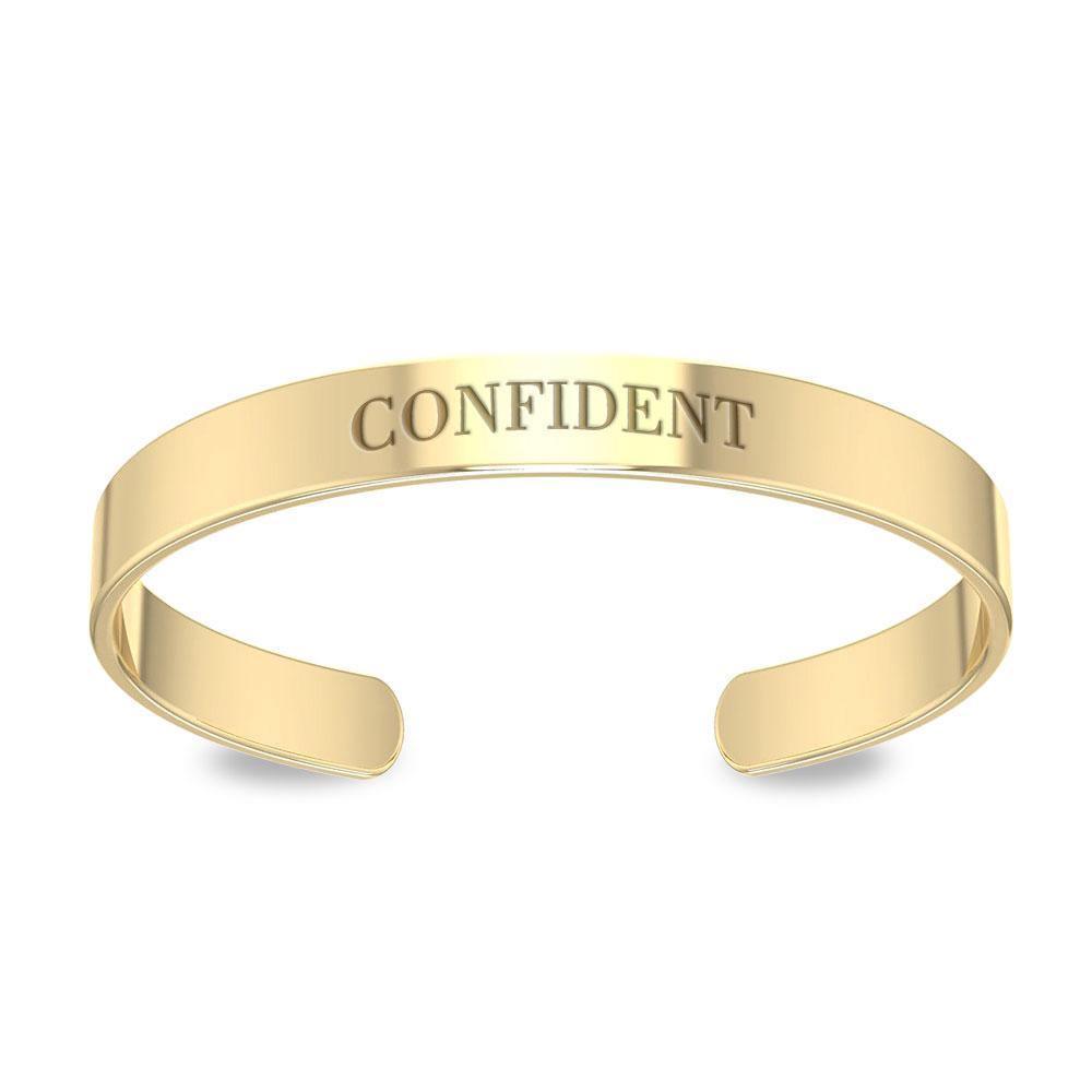 Small Cuff Bracelet 14K Gold Plated VBA195 Bangle