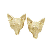Vermeil Large Fox Post Earrings VER1056 Earrings