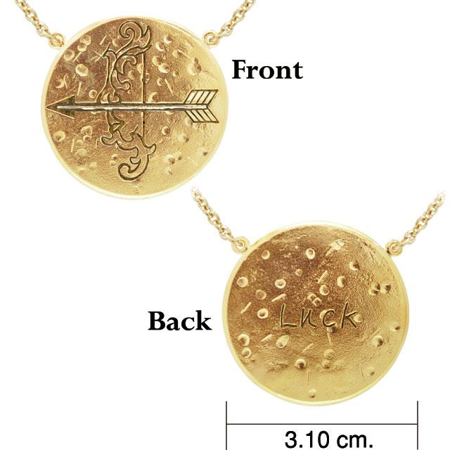 Sagittarius Astrology Vermeil Necklace By Amy Zerner VNC276 Necklace