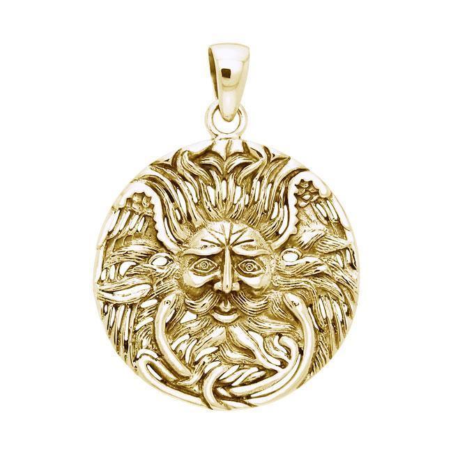 Belenos Celtic Sun God Gold Vermiel Pendant VPD1581 Pendant