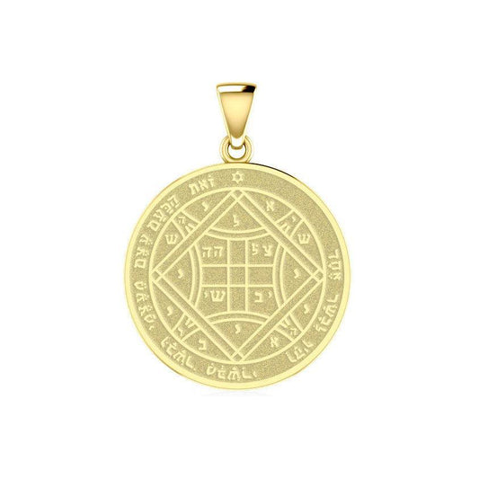 Solomon Seal of Love 18K Gold Vermeil Plate on Silver Pendant VPD5237 - peterstone.dropshipping