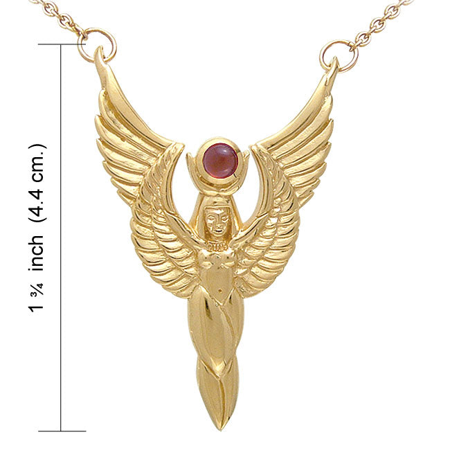 Oberon Zell Winged Isis Sterling Silver Necklace VTN252 Necklace