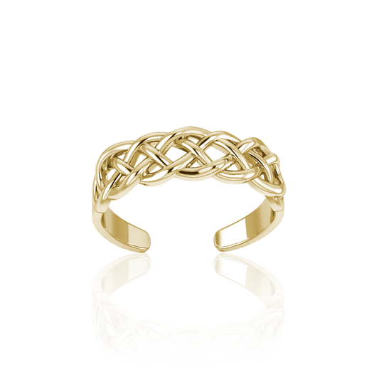 Celtic Knotwork Gold Vermeil Toe Ring VTR605 Toe Ring