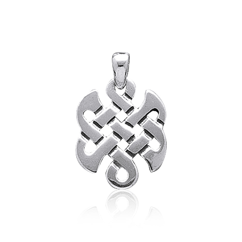 Contemporary Celtic Knotwork Silver Pendant WP014 Pendant